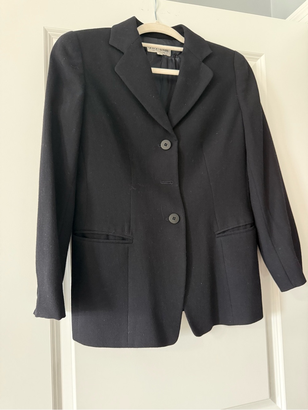 Giorgio Armani Black Women's Tailored Blazer
